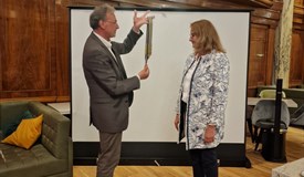 Übergabe der Präsidentenkette an Birgit von Have